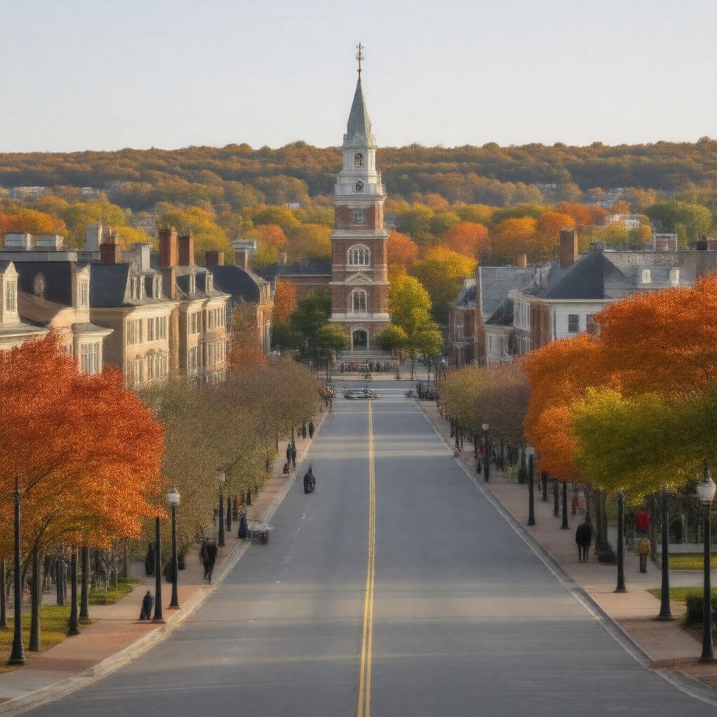 AI-created image of Peabody, Massachusetts, USA