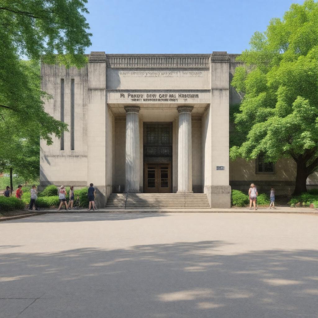 AI-created image of Peabody Museum of Natural History