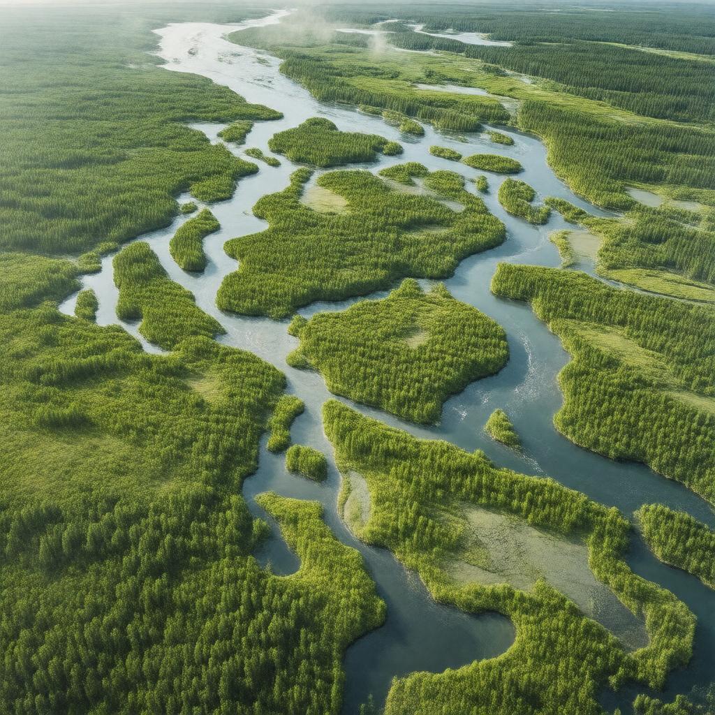 AI-created image of Peace-Athabasca Delta