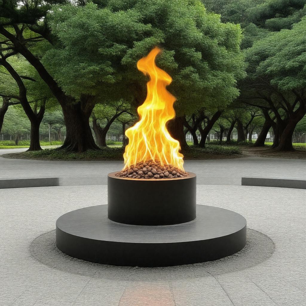 AI-created image of Peace Flame