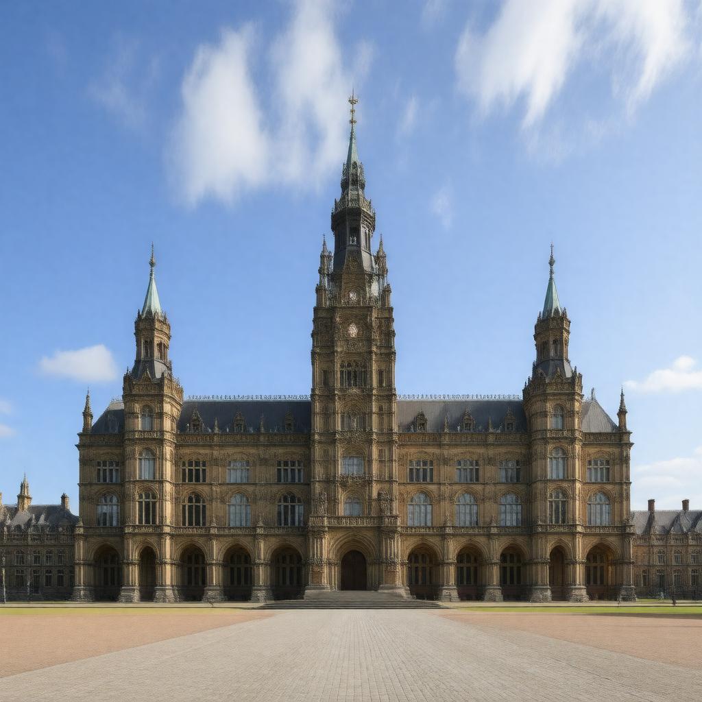 AI-created image of Peace Palace