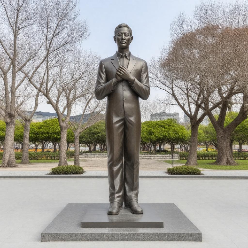 Click to view larger image AI-created image of Peace Statue