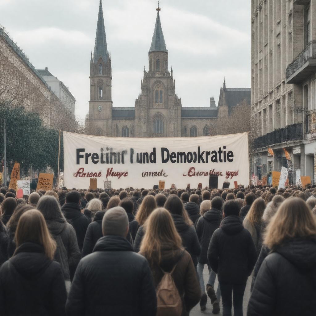 AI-created image of Peaceful Revolution