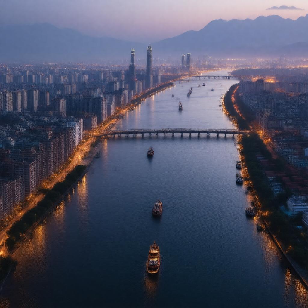 AI-created image of Pearl River