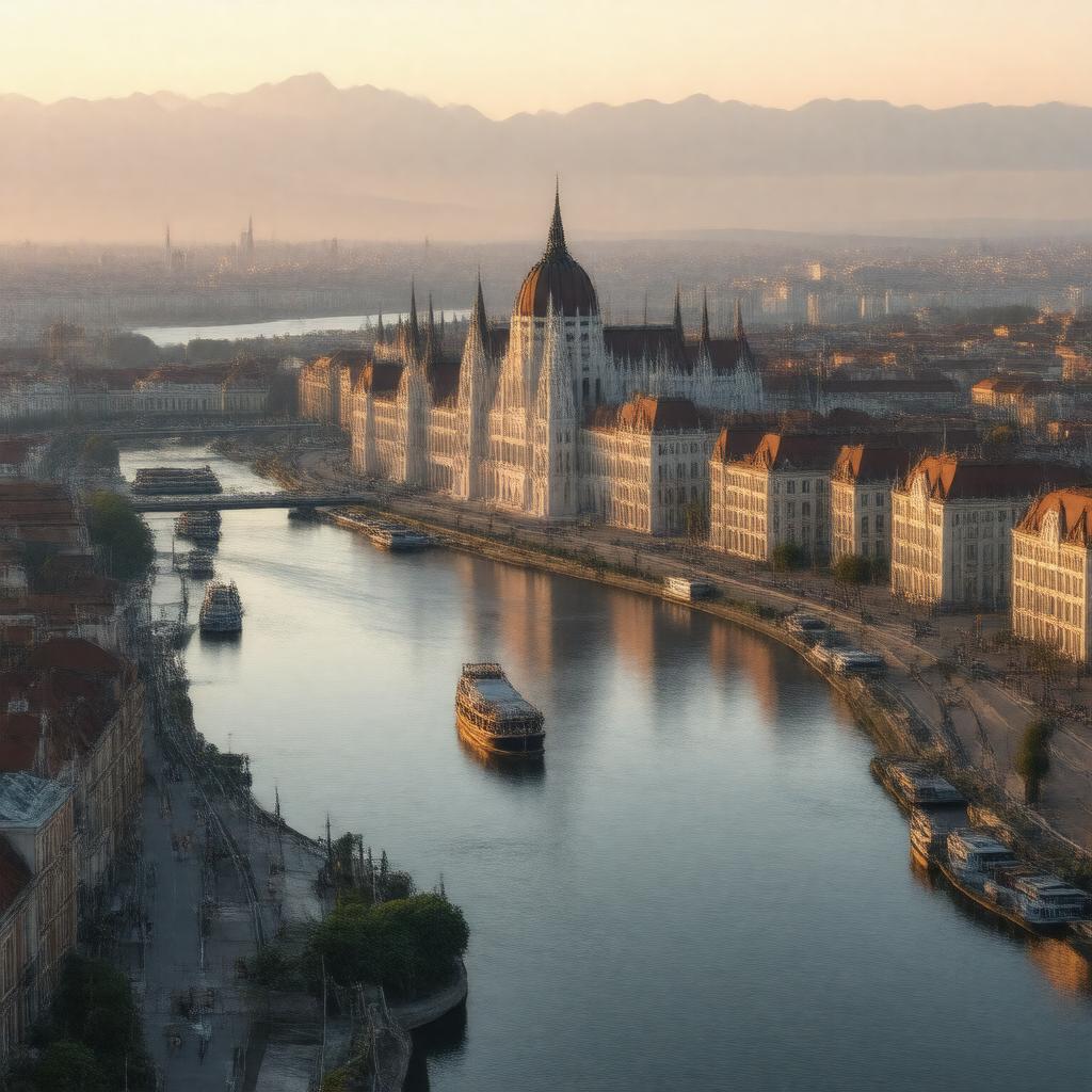 Click to view larger image AI-created image of Pearl of the Danube