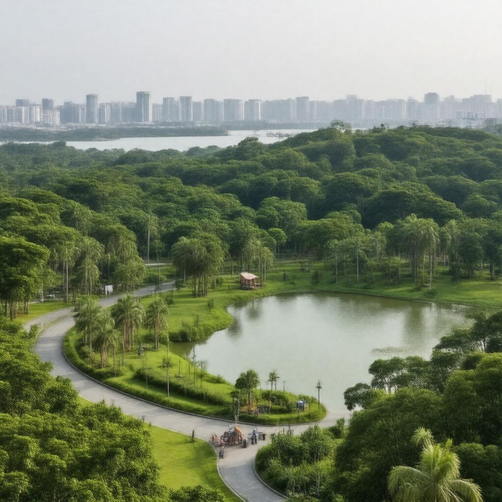 AI-created image of Pearl's Hill City Park