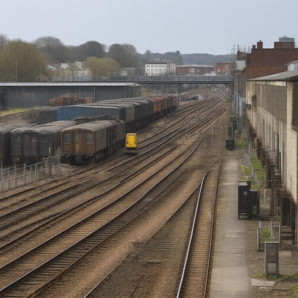 AI-created image of Peckham Rye Sidings