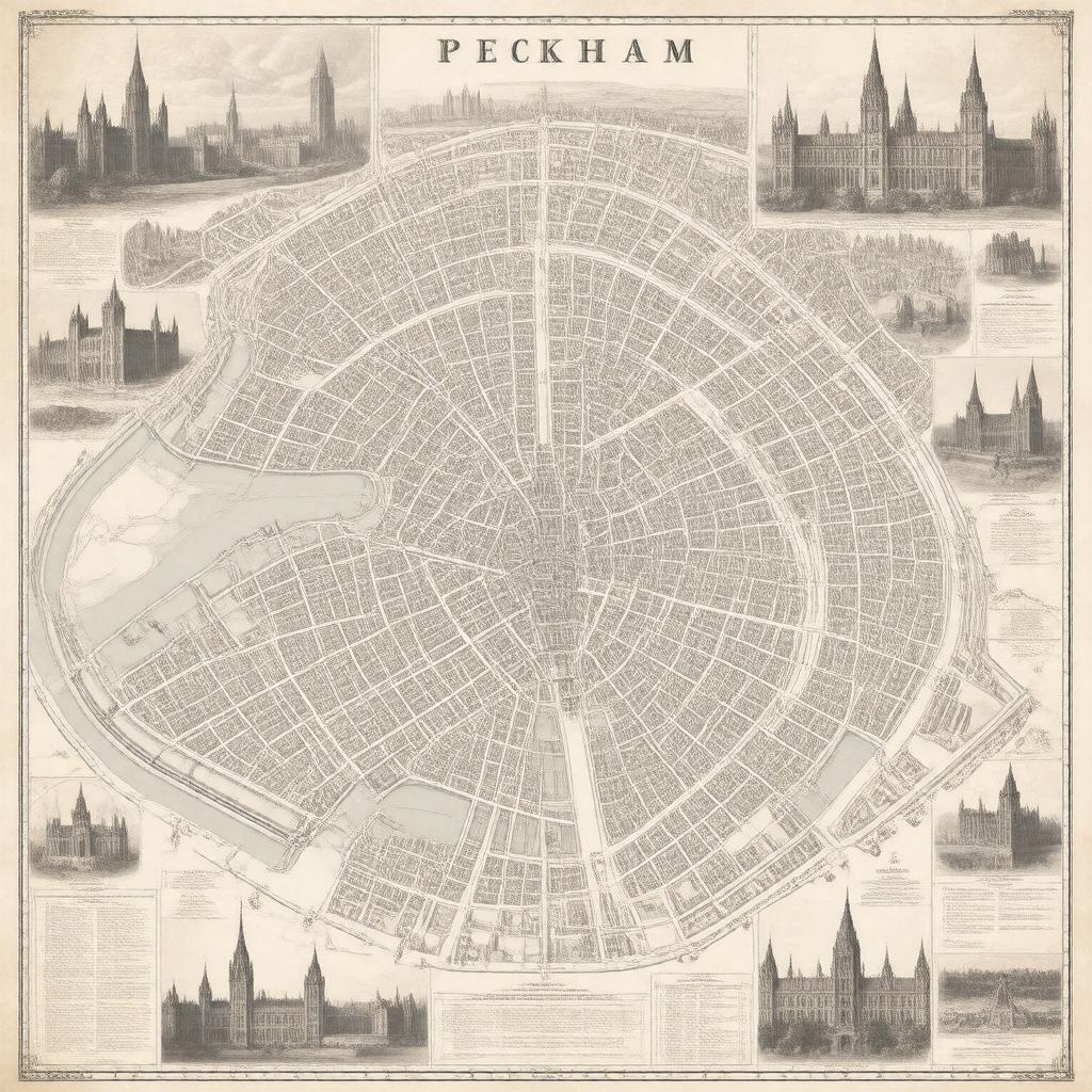 AI-created image of Peckham (UK Parliament constituency)