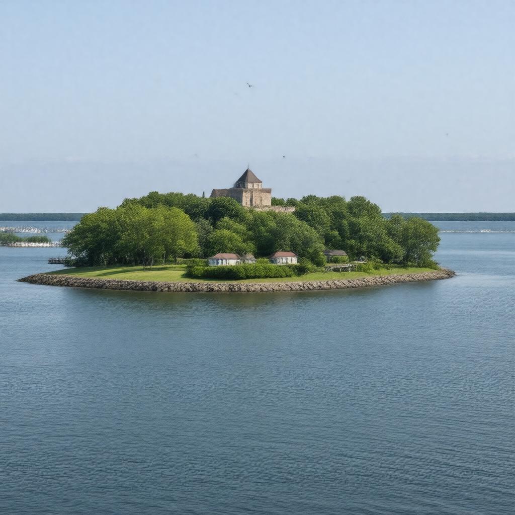 AI-created image of Peddocks Island