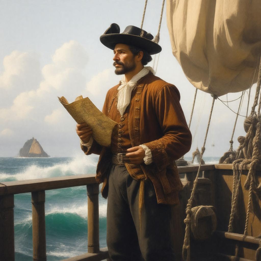 AI-created image of Pedro Fernandes de Queirós