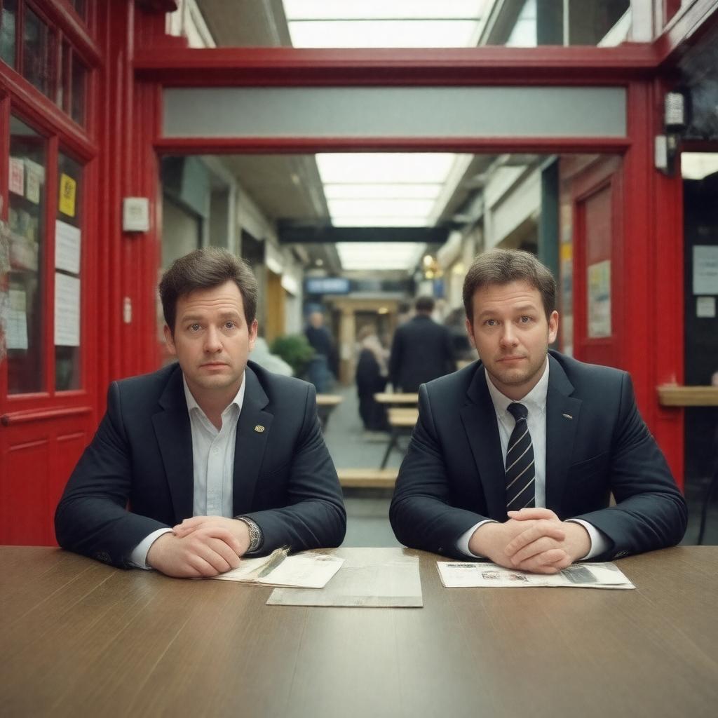 AI-created image of Peep Show