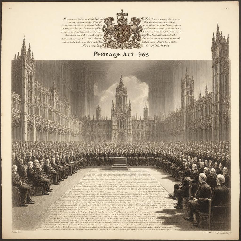 AI-created image of Peerage Act 1963