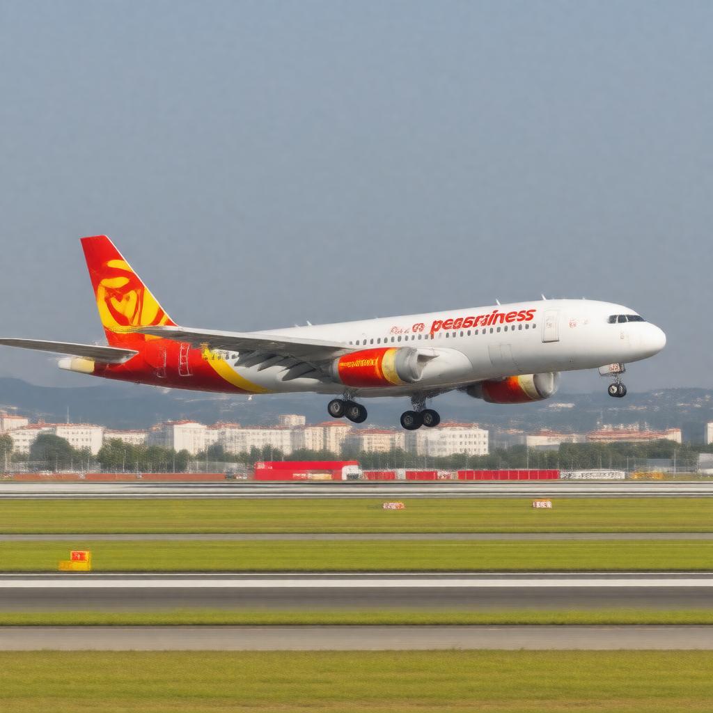 AI-created image of Pegasus Airlines