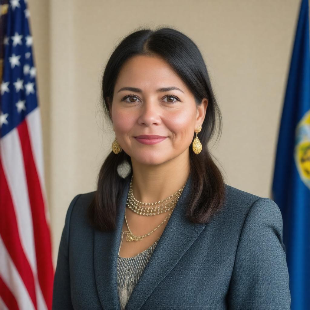 AI-created image of Peggy Flanagan