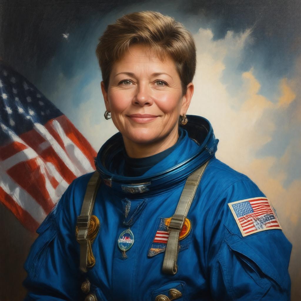 AI-created image of Peggy Whitson