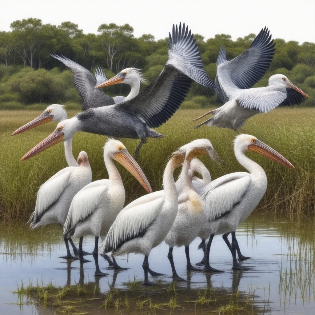 AI-created image of Pelecaniformes