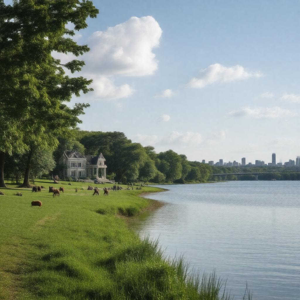 AI-created image of Pelham Bay Park