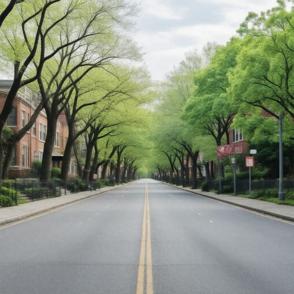 AI-created image of Pelham Parkway