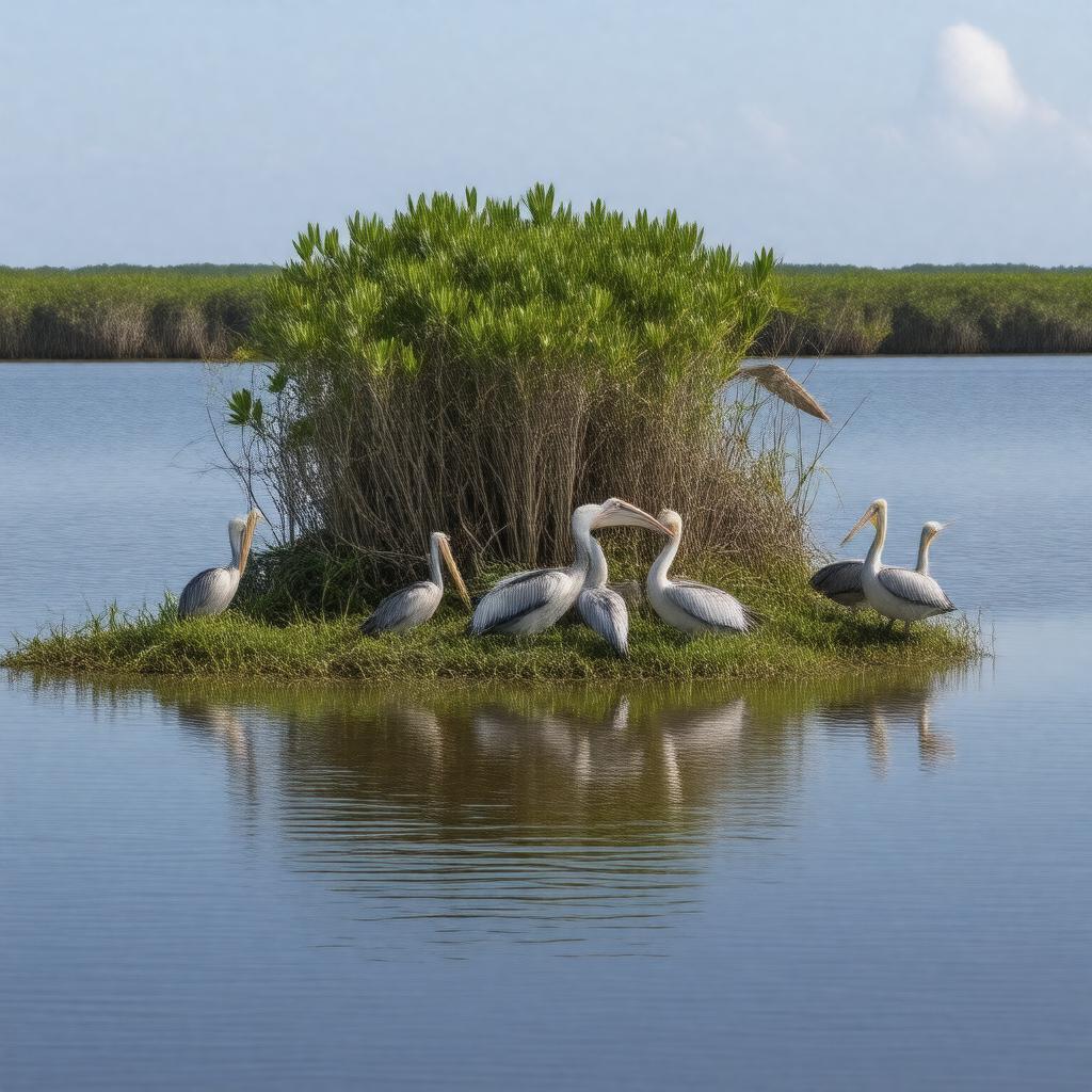 AI-created image of Pelican Island