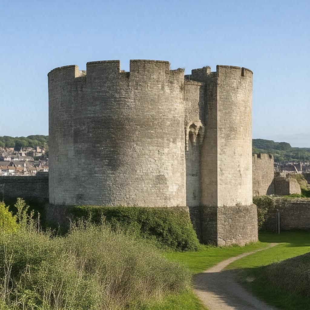 AI-created image of Pembroke Castle
