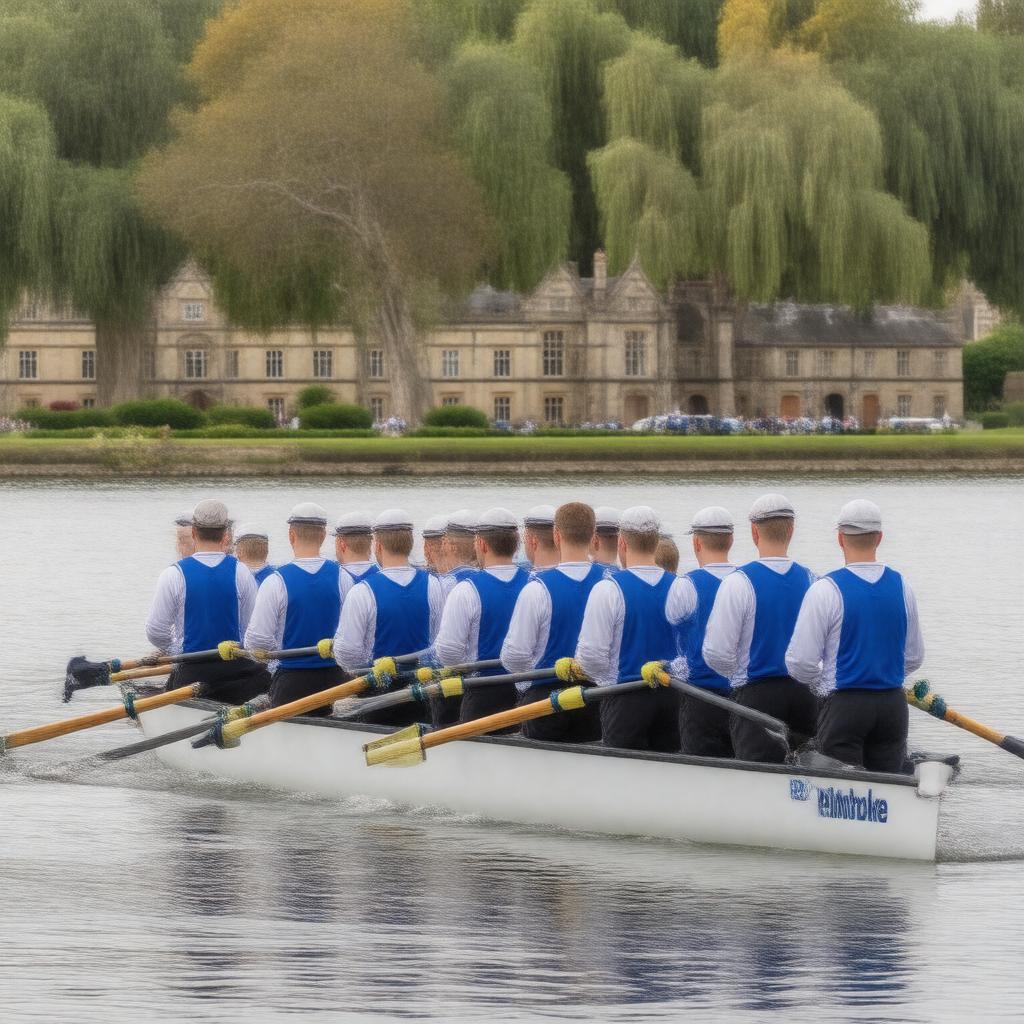 AI-created image of Pembroke College Boat Club