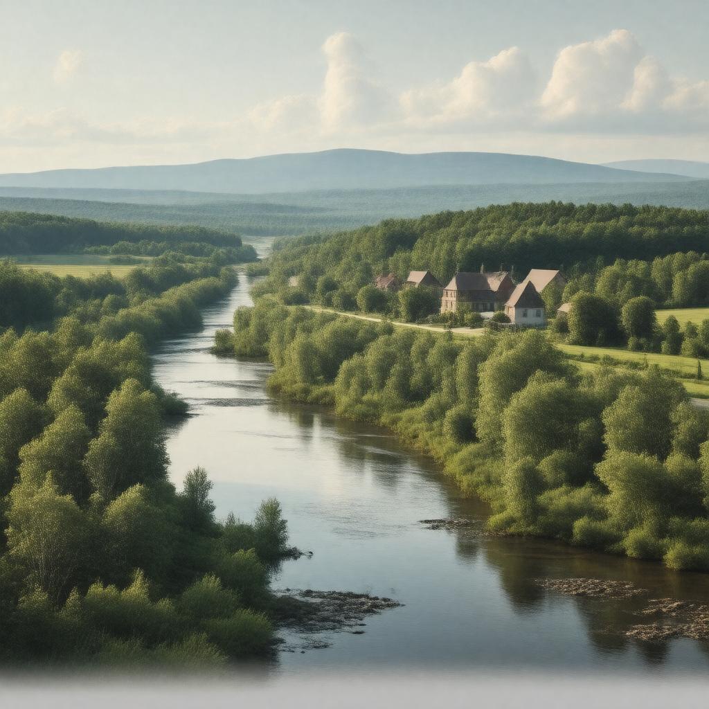 AI-created image of Pembroke, New Hampshire