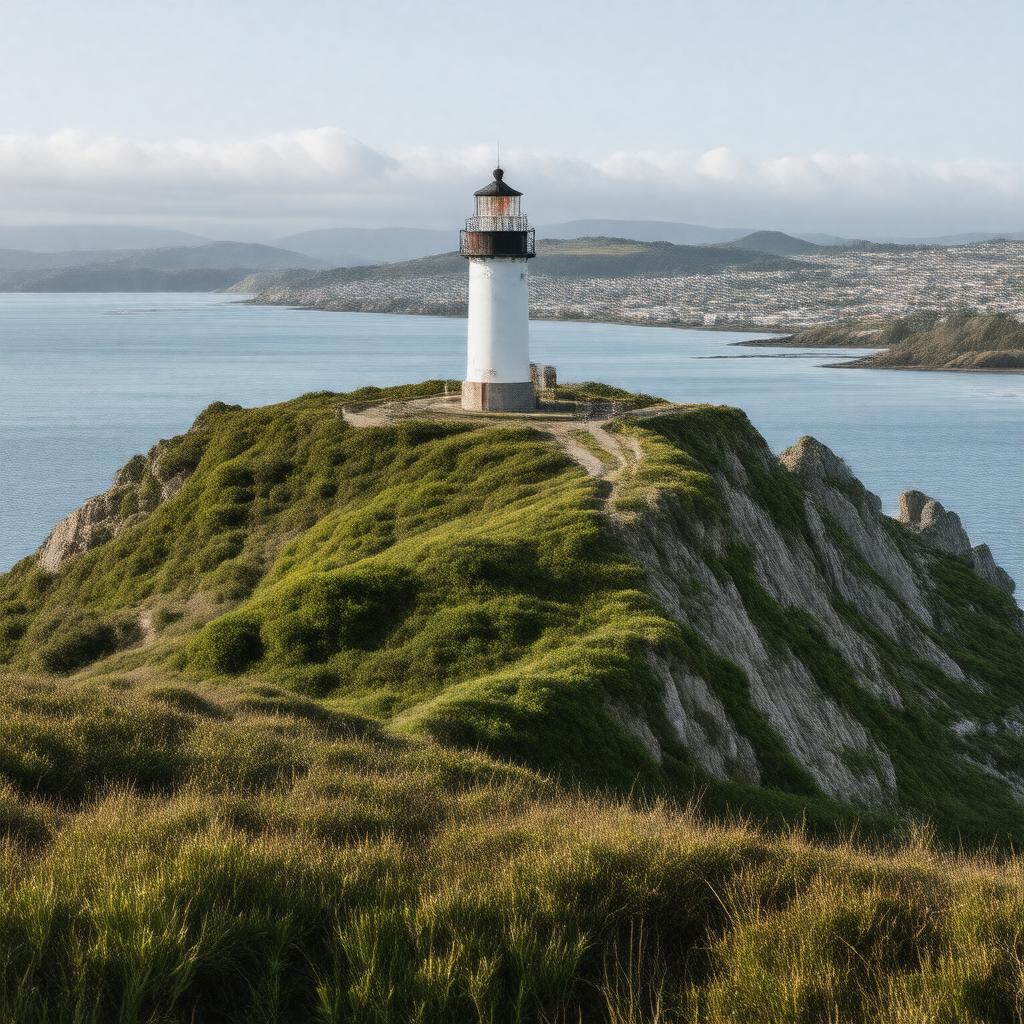 AI-created image of Pencarrow Head