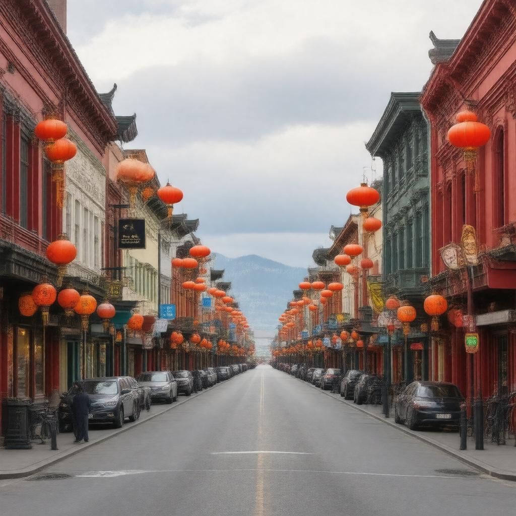 AI-created image of Pender Street