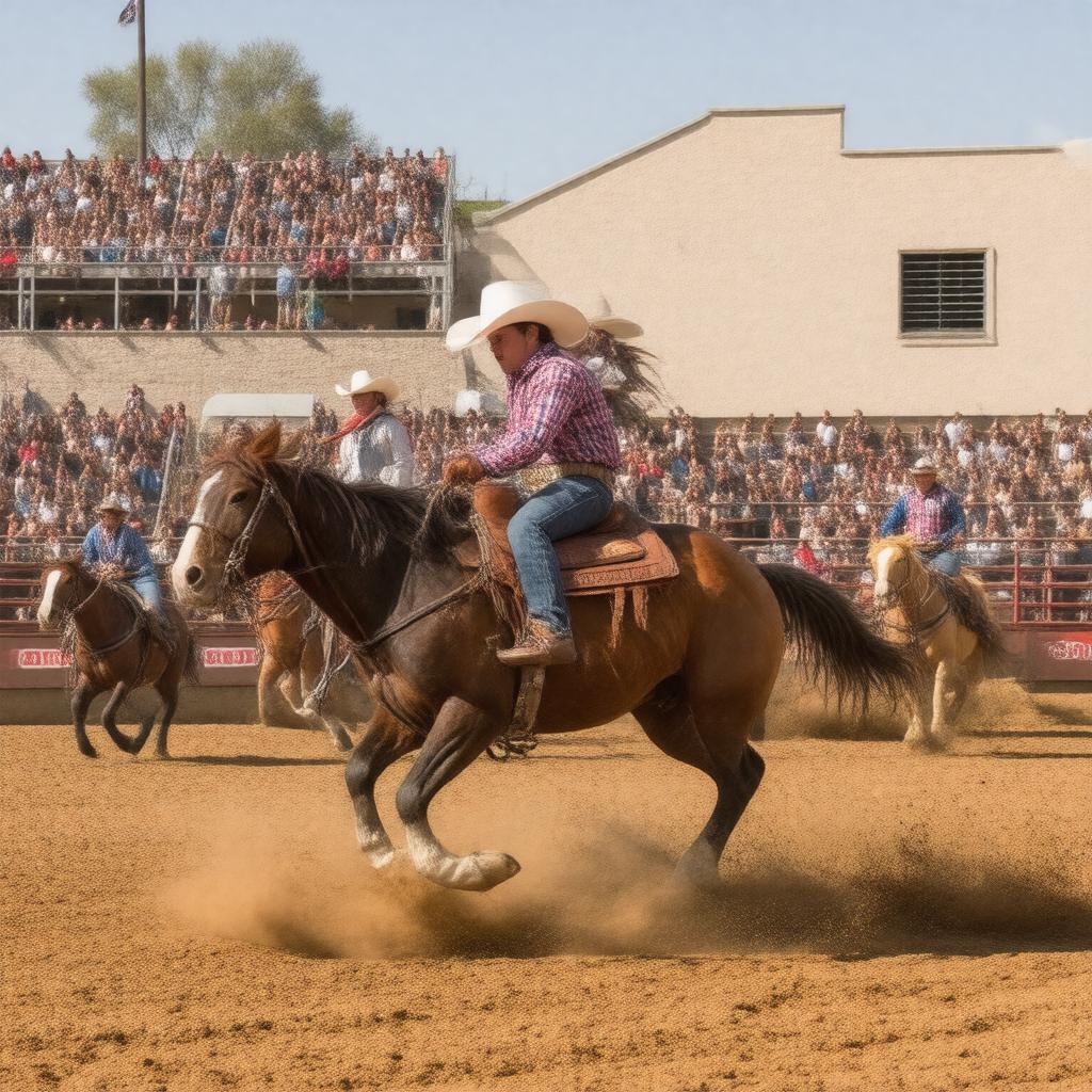 AI-created image of Pendleton Round-Up