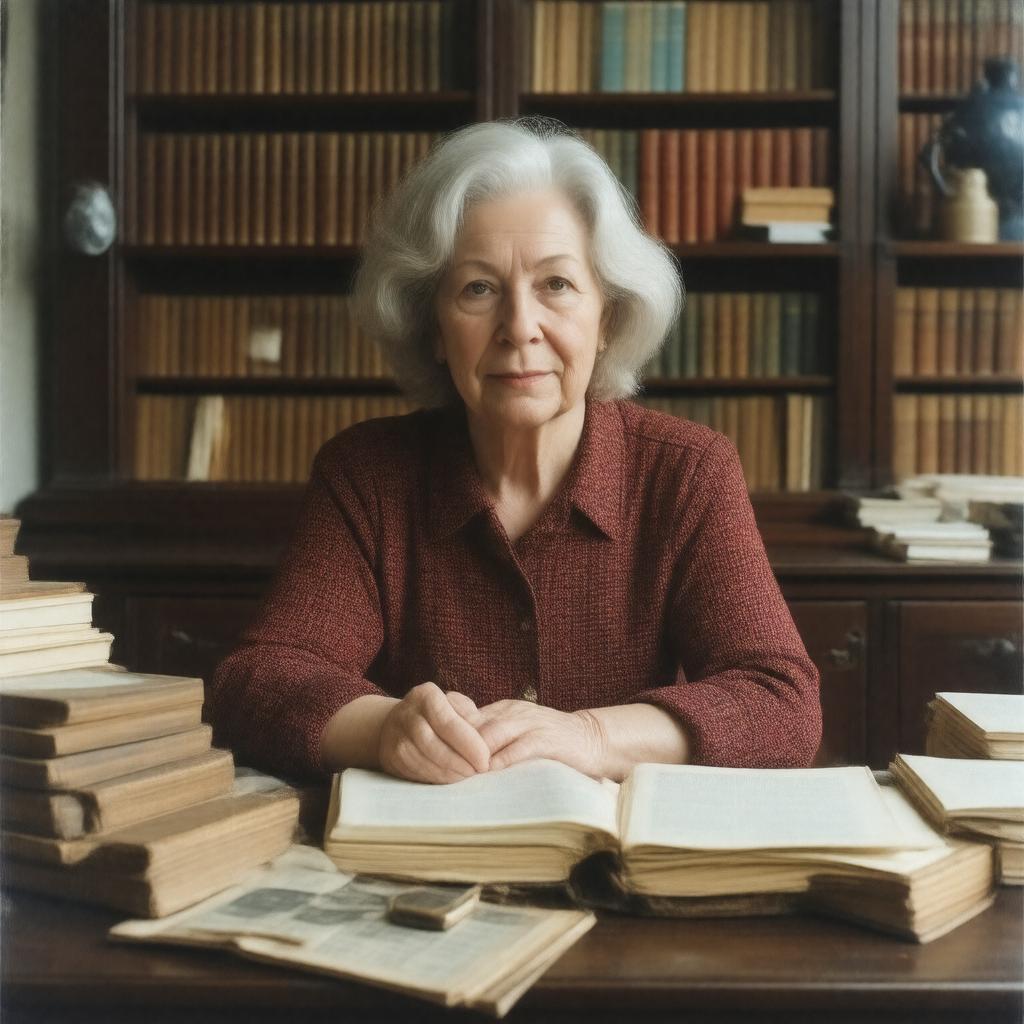 AI-created image of Penelope Fitzgerald