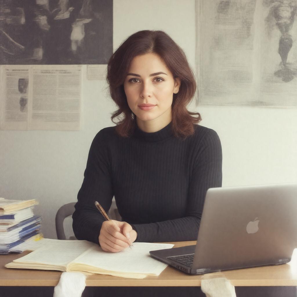 AI-created image of Penelope Skinner