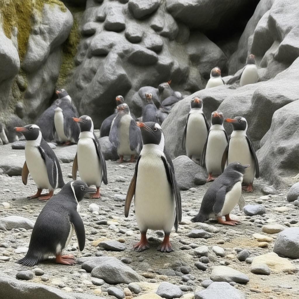 AI-created image of Penguin & Puffin Coast
