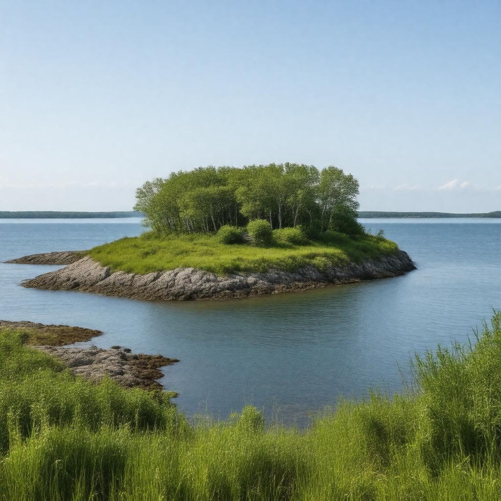 AI-created image of Penikese Island