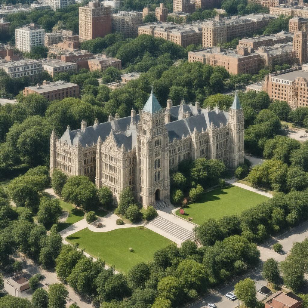 AI-created image of Penn Carey Law