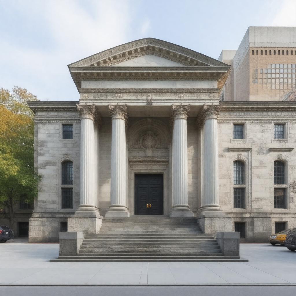 AI-created image of Penn Museum