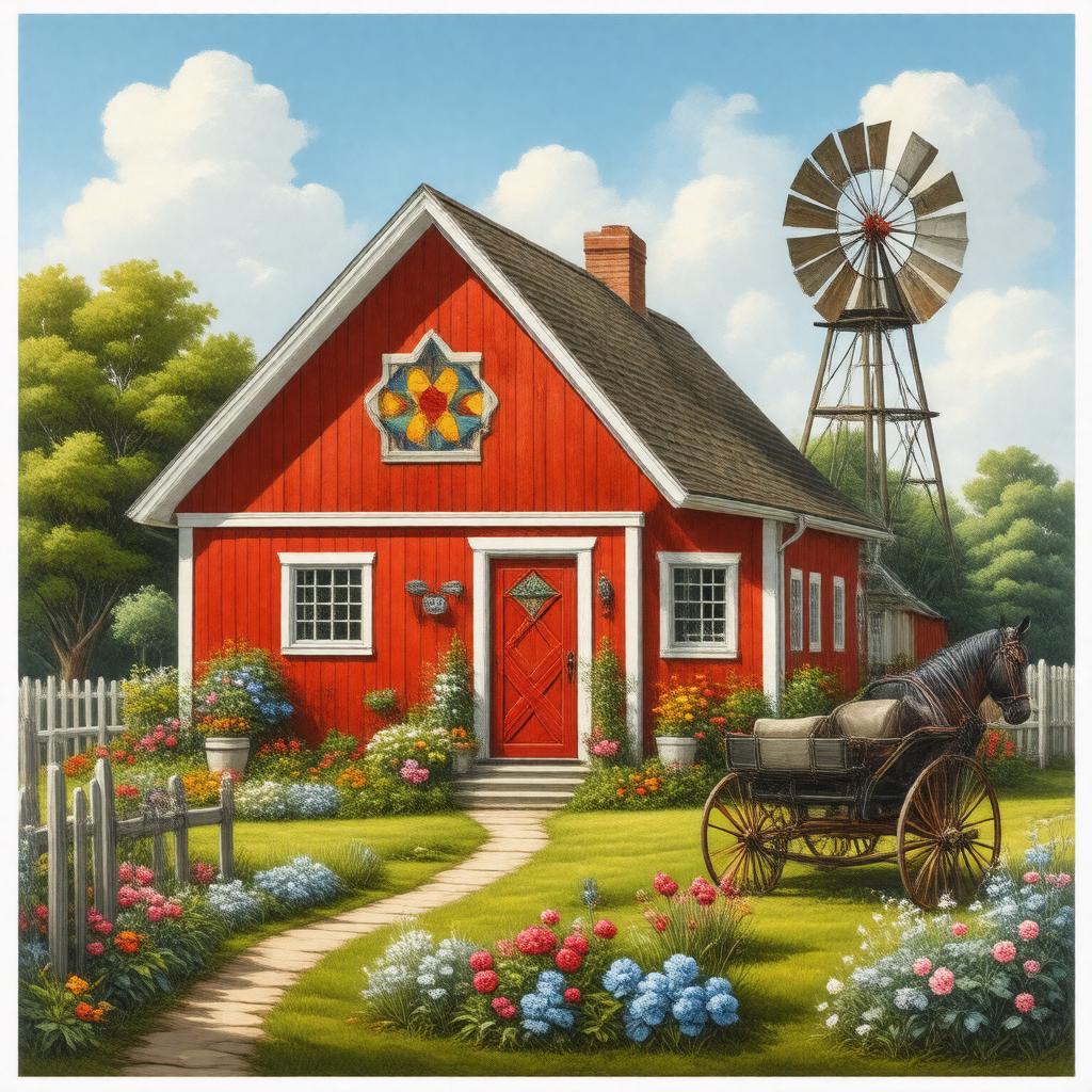 AI-created image of Pennsylvania Dutch