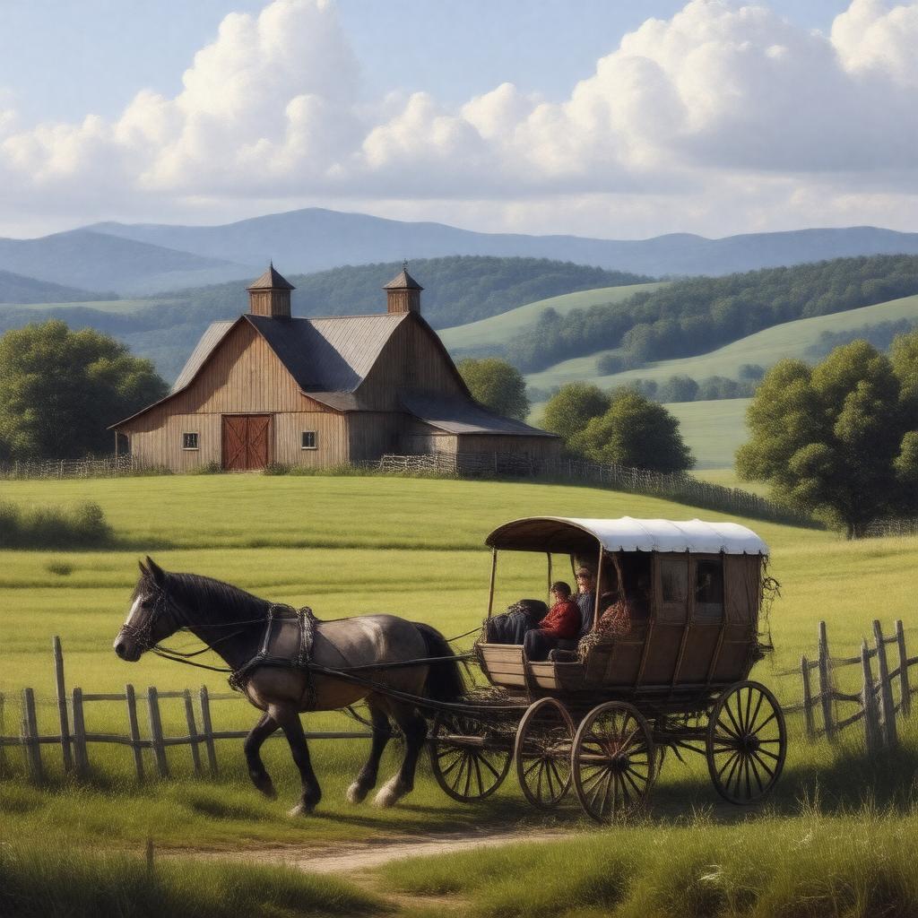 AI-created image of Pennsylvania German