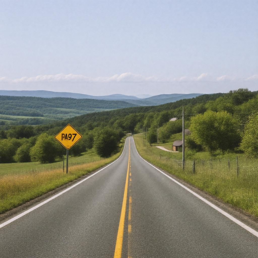 AI-created image of Pennsylvania Route 97