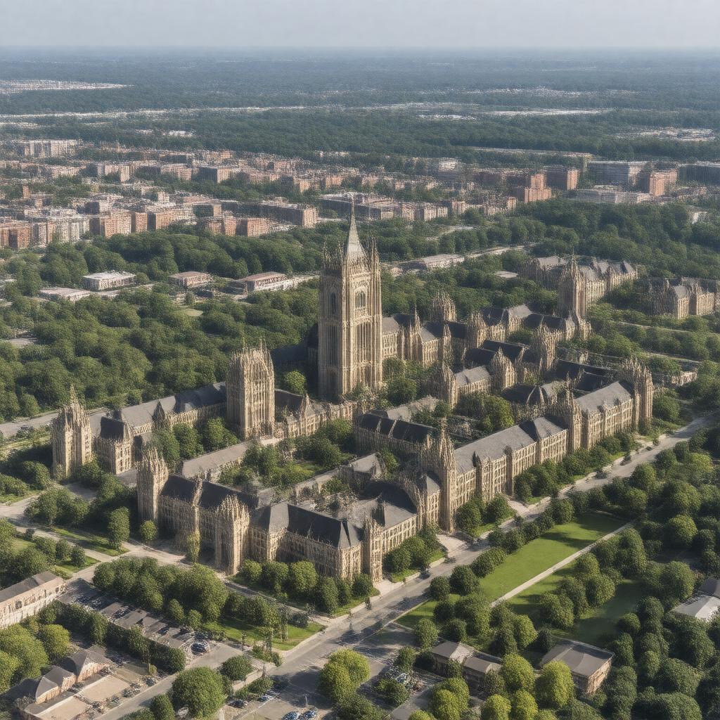 AI-created image of Pennsylvania State College