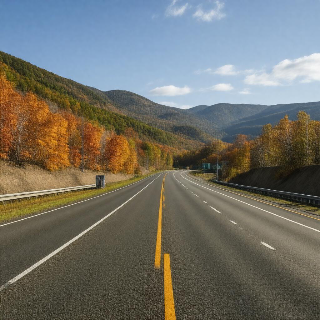 AI-created image of Pennsylvania Turnpike