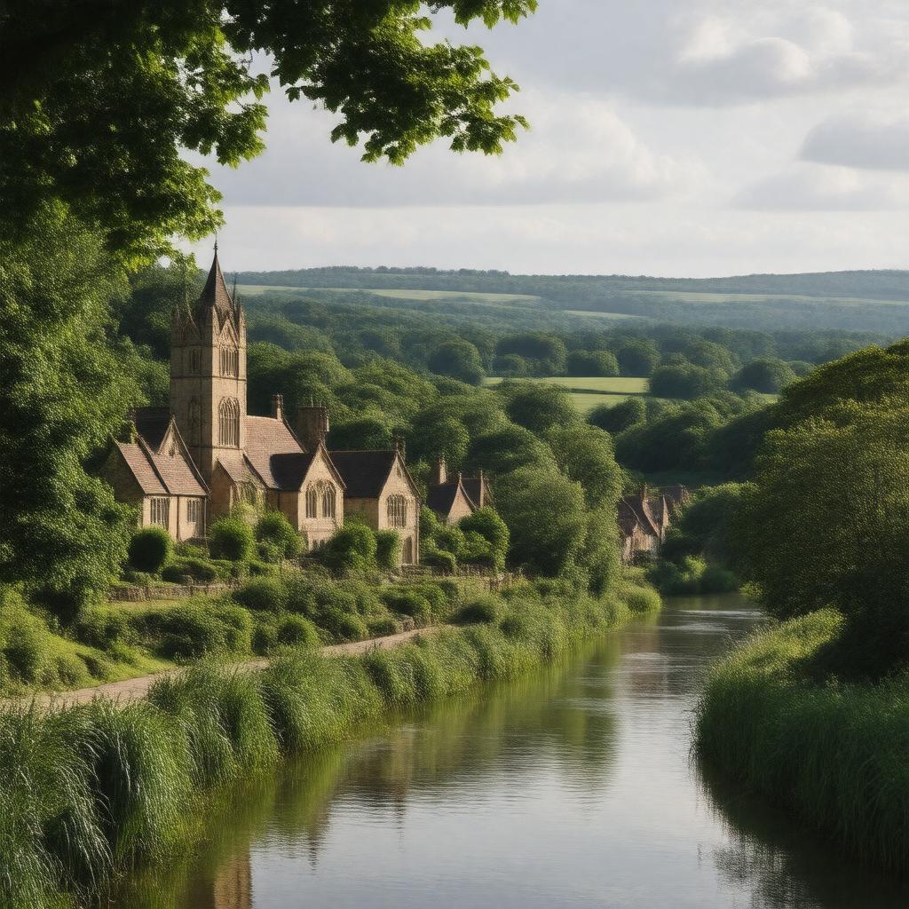 AI-created image of Penshurst, Kent