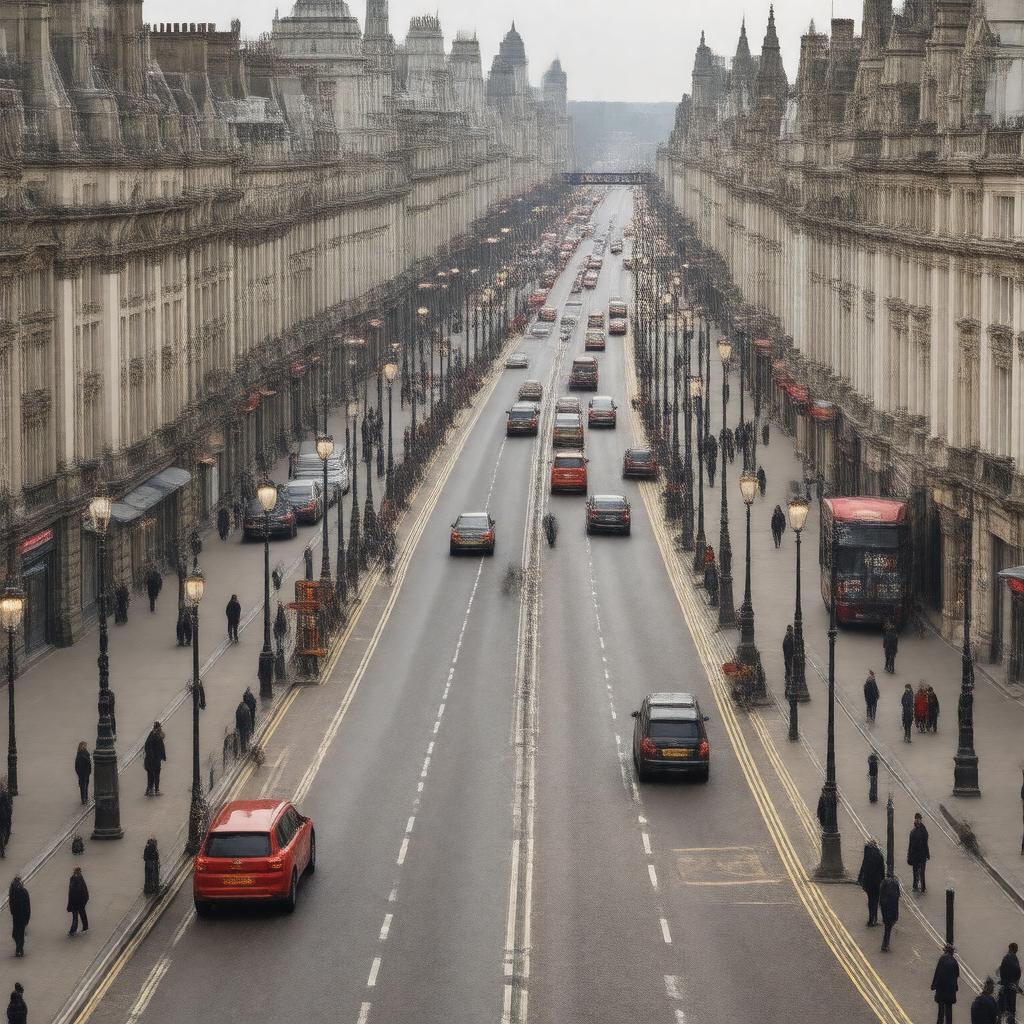 AI-created image of Pentonville Road