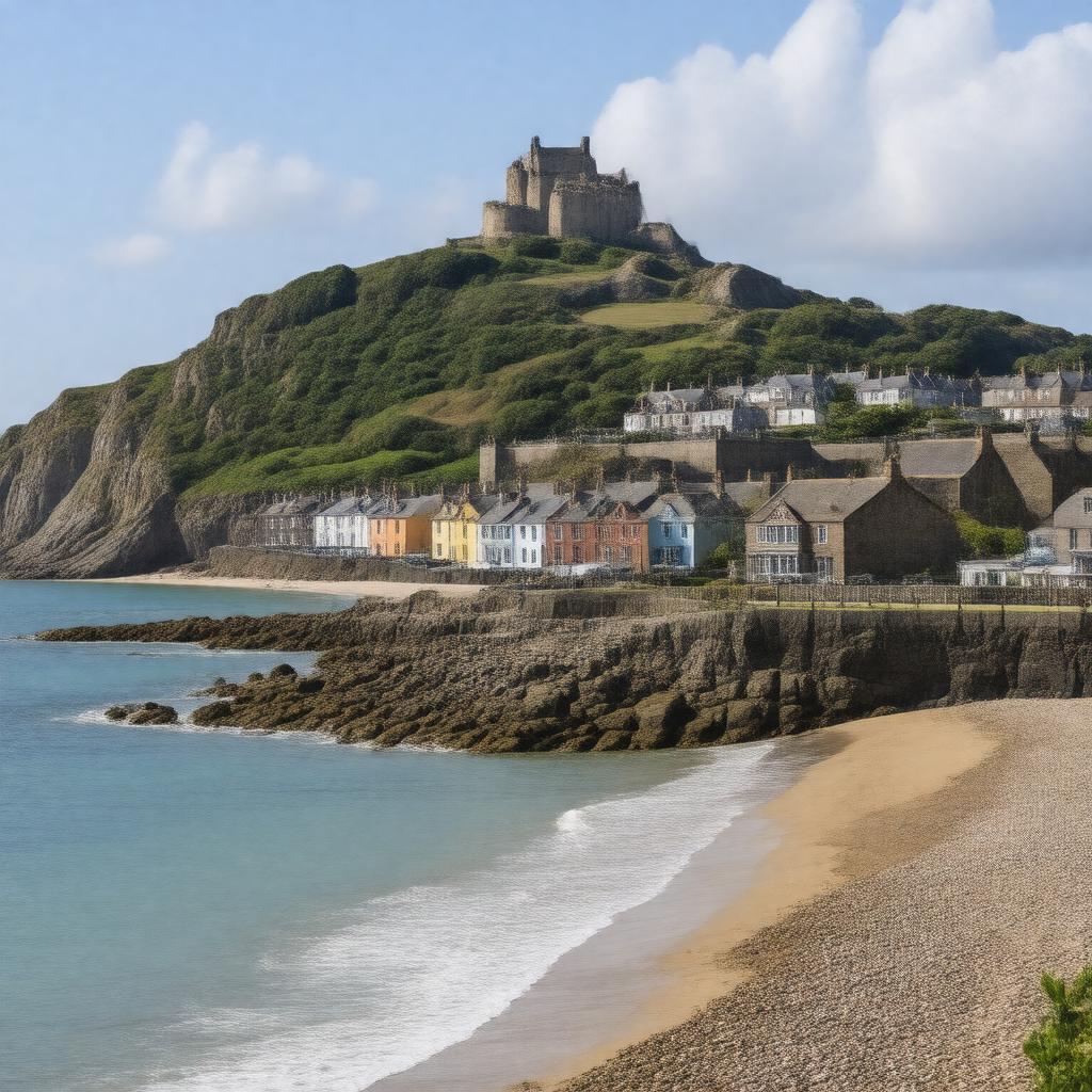 AI-created image of Penzance, Cornwall, England