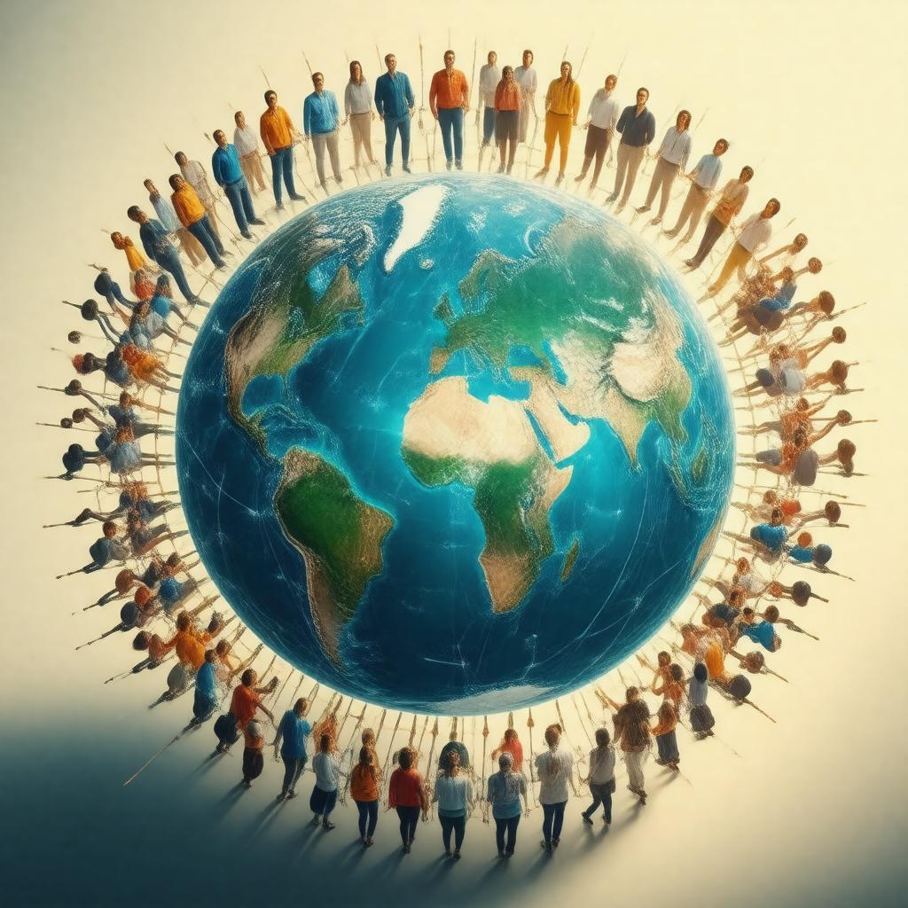 Click to view larger image AI-created image of People-Centered Internet
