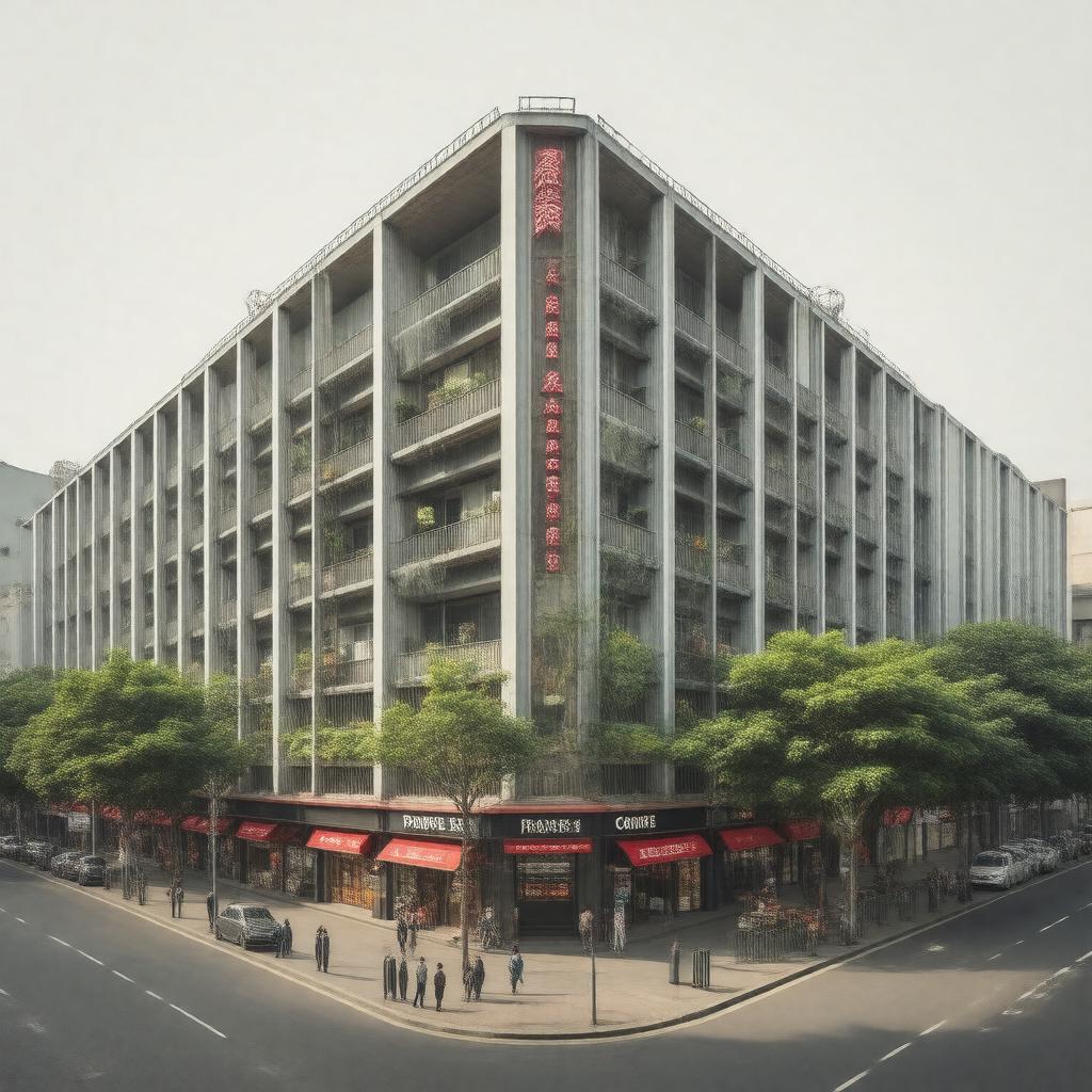 AI-created image of People's Park Centre