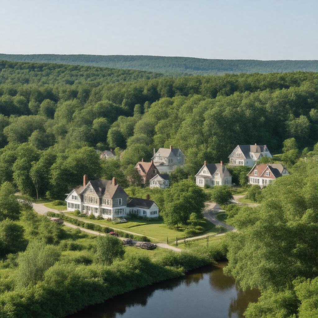 AI-created image of Pepperell, Massachusetts