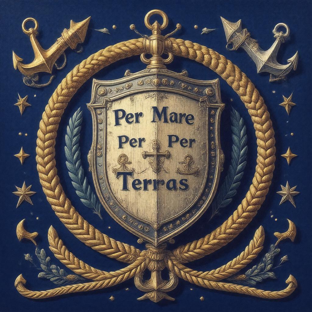 AI-created image of Per Mare Per Terras