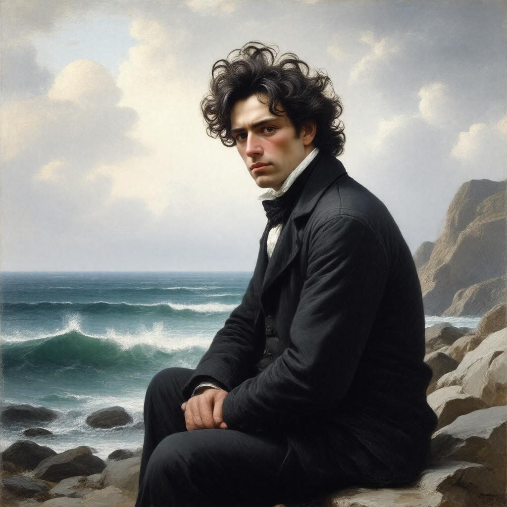 AI-created image of Percy Bysshe Shelley