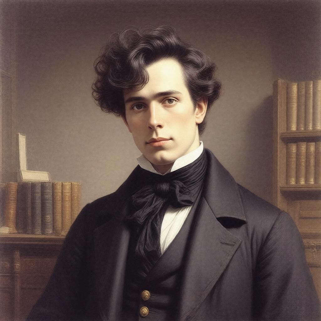 AI-created image of Percy Florence Shelley