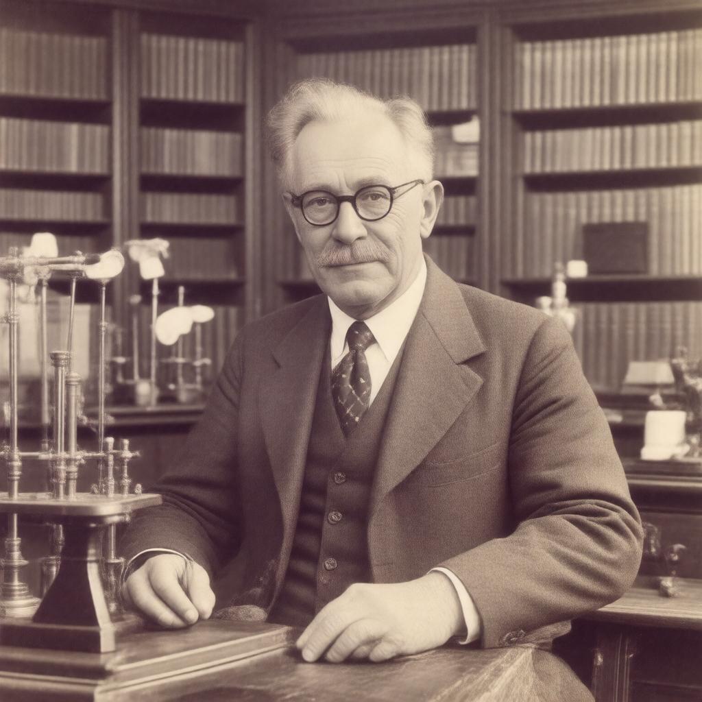 AI-created image of Percy W. Bridgman